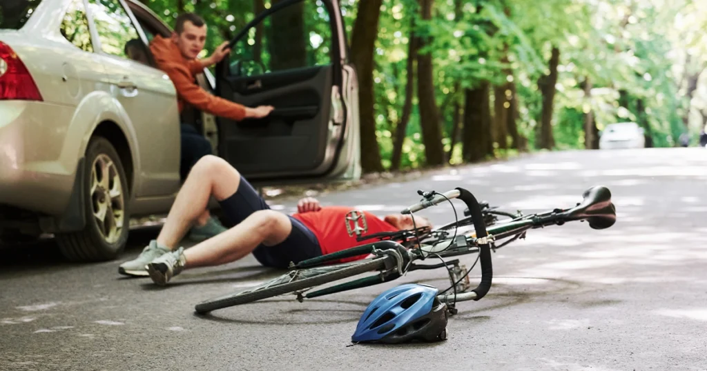 DUI on a bicycle in Texas accident scene