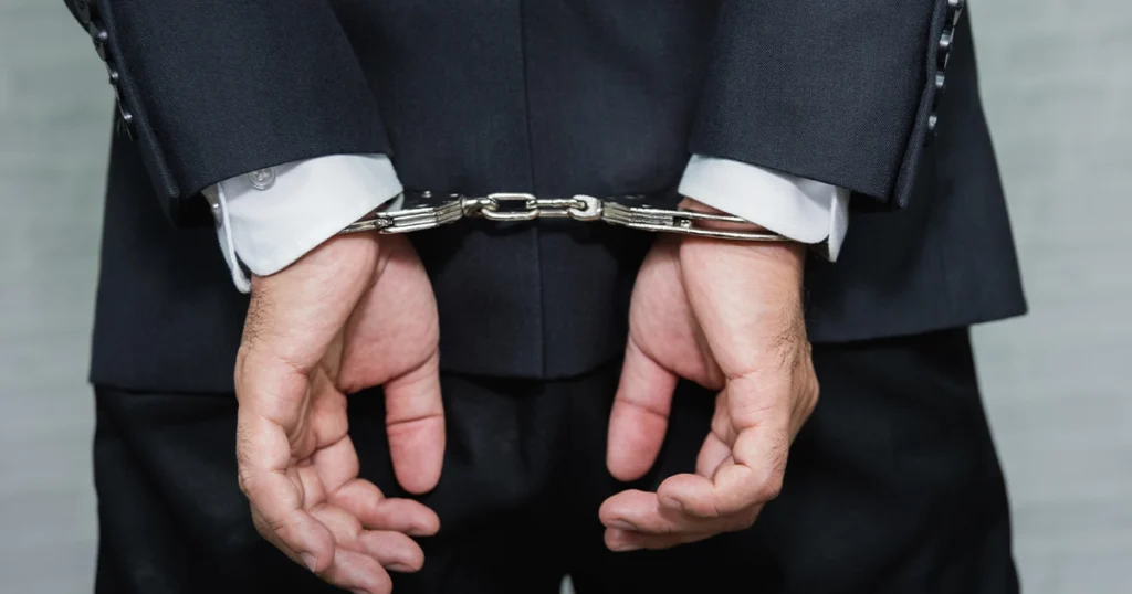 Person restrained for misdemeanor offense